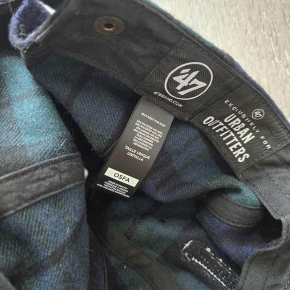 '47 Plaid LA Varsity Baseball Cap - Picture 3 of 5